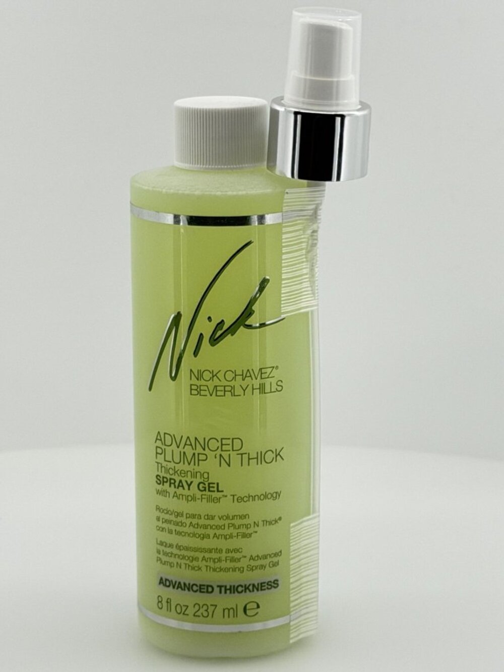 Nick Chavez Plump 'N Thick Thickening Spray Gel Hairspray 8 fl oz Sealed w/Pump